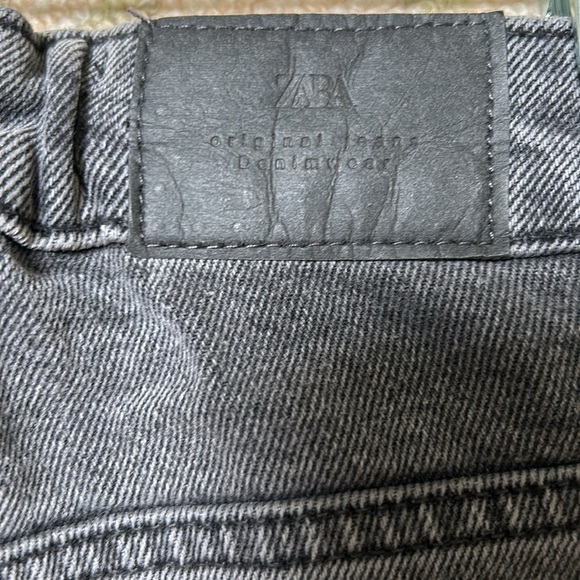 ZARA grey mom jeans - Picture 3 of 4